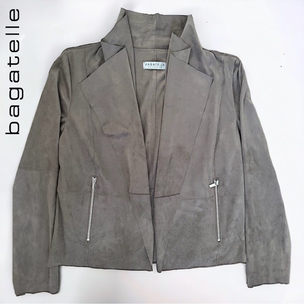 New Bagatelle Women’s sz Large faux suede jacket